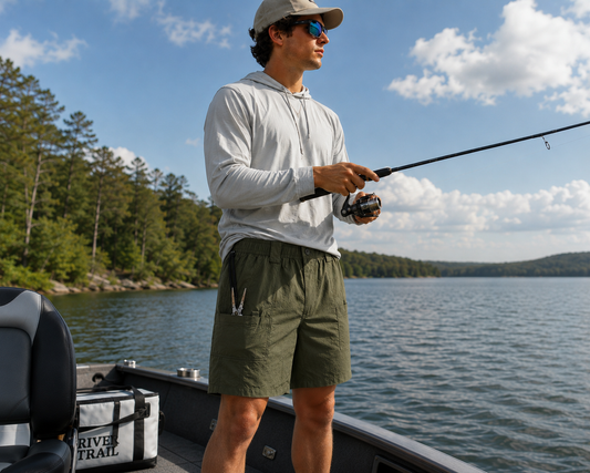 FLASH DEAL! (3 PACK) River Trails Men’s Quick-Dry Technical Fishing Shorts