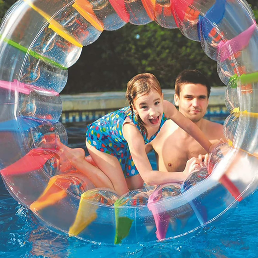 40" Inflatable Water Roller Float Colorful Pool Lake Summer Fun Toy SALE