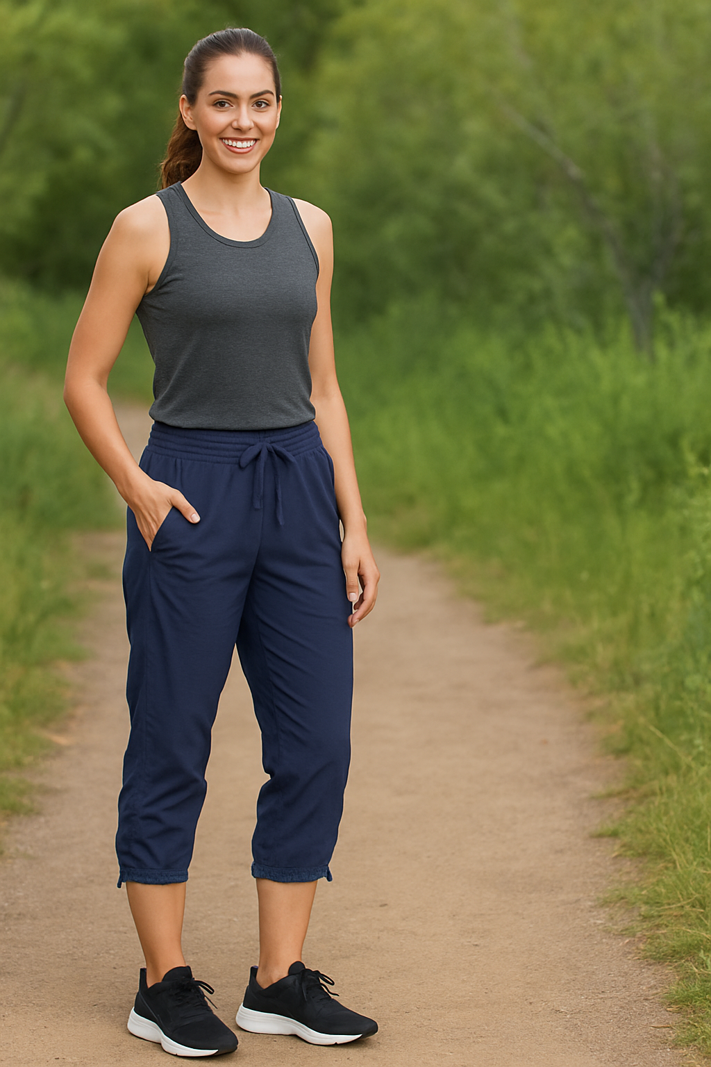 River Trail Ladies’ Capri Active "Go" Pant