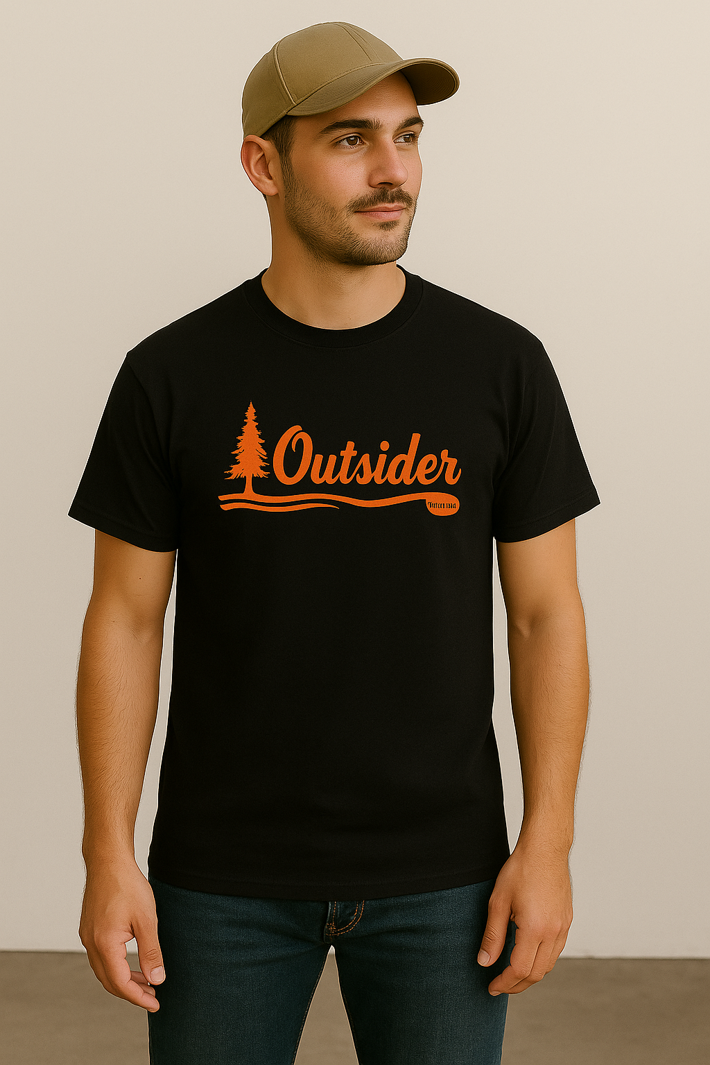River Trail Men's "Outsider" 100% Cotton Graphic Tee