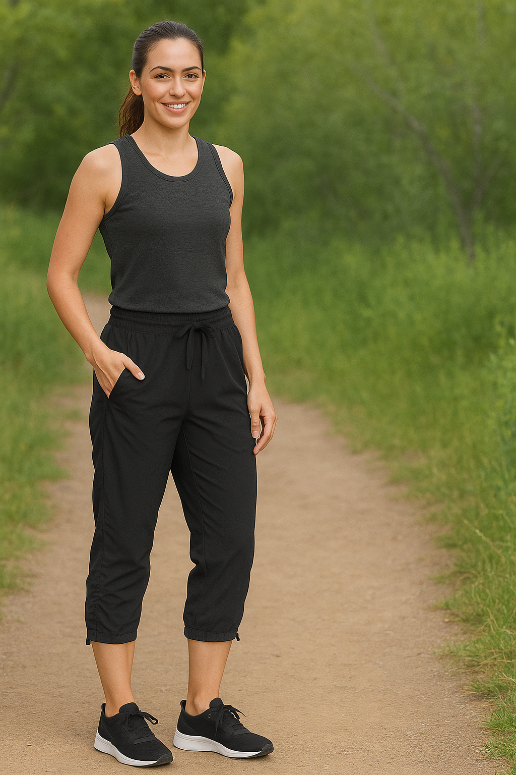 River Trail Ladies’ Capri Active "Go" Pant
